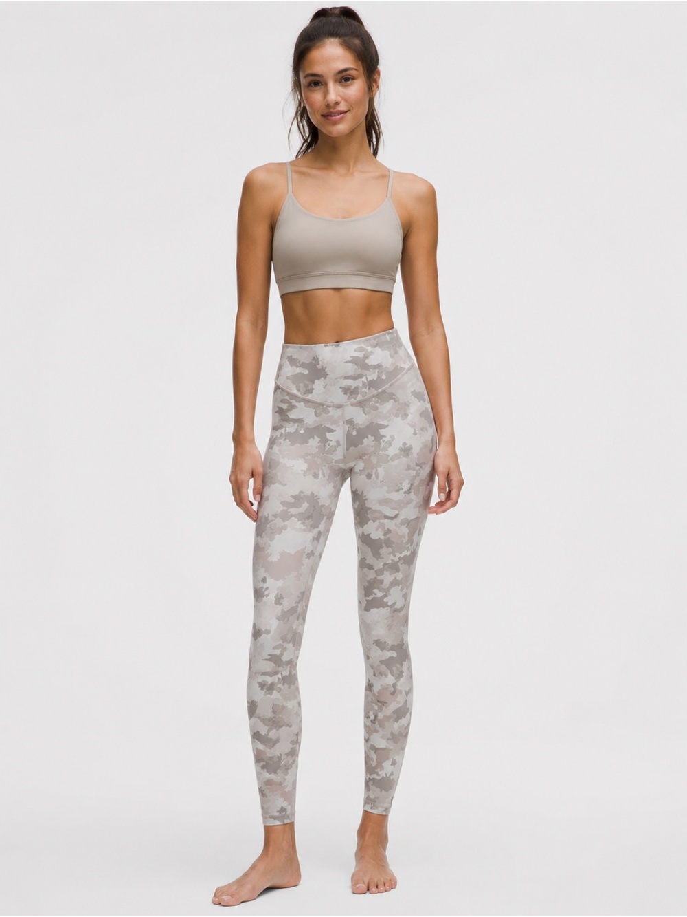 Lululemon Align HR Full Length Leggings Size 0-2 Ash Gray Thaw Camo Rare NWT